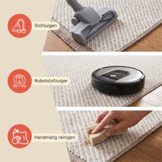 Vloerkleed Agra Beige Modern met Franjes