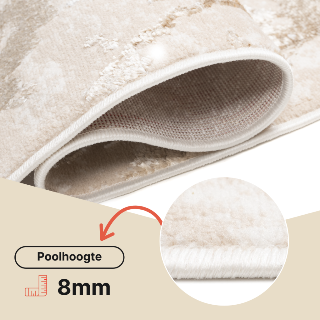 Loper Crystal Beige Goud Modern