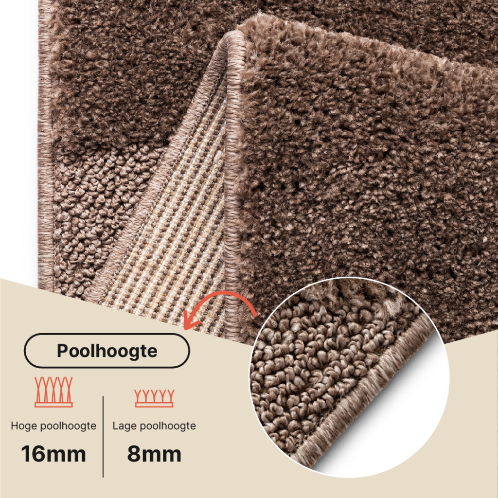 Vloerkleed Relievo 3D Taupe Abstract