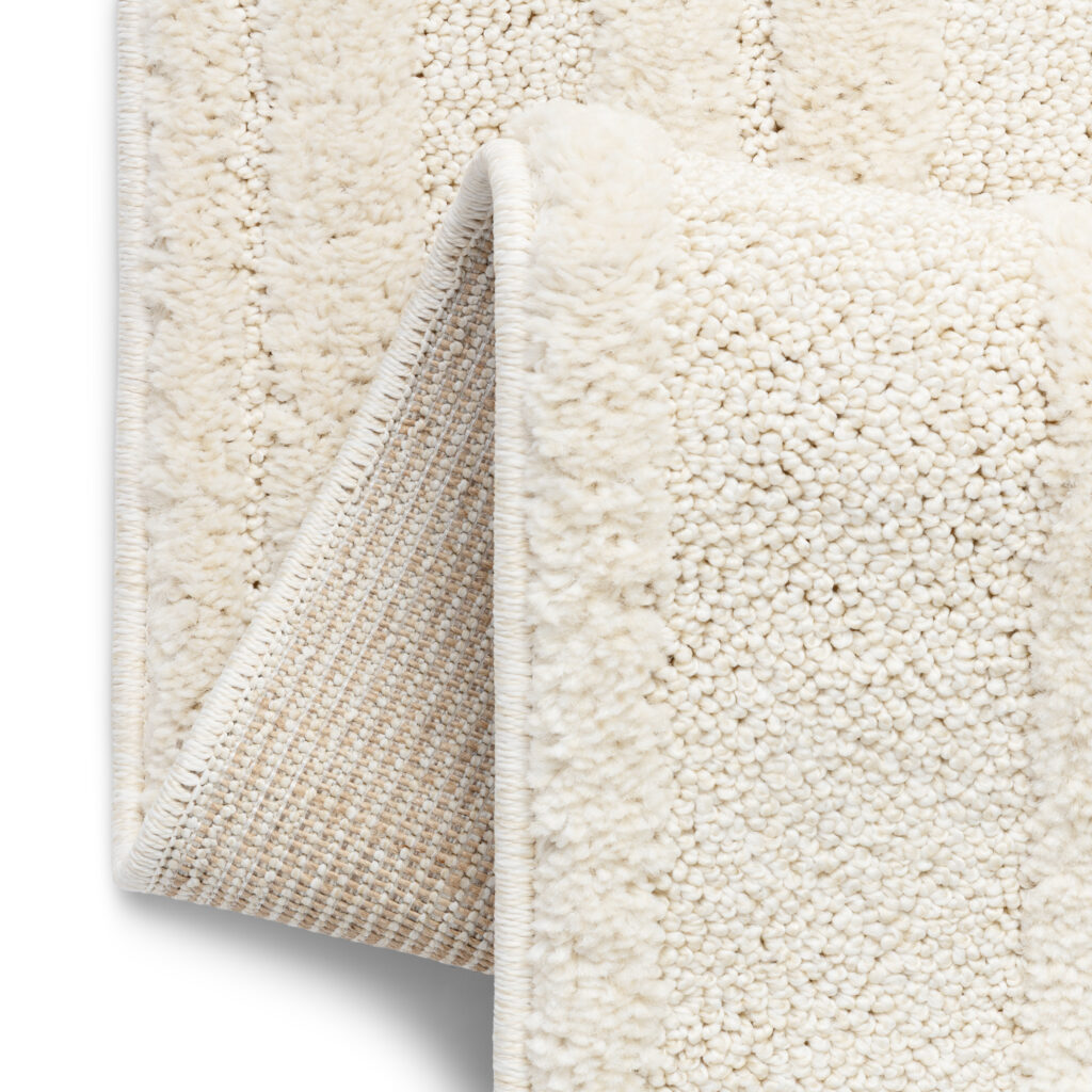 Vloerkleed Relievo 3D Crème Geometrisch