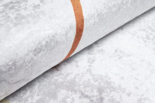Vloerkleed Toscana Grijs Gouden Lijnen