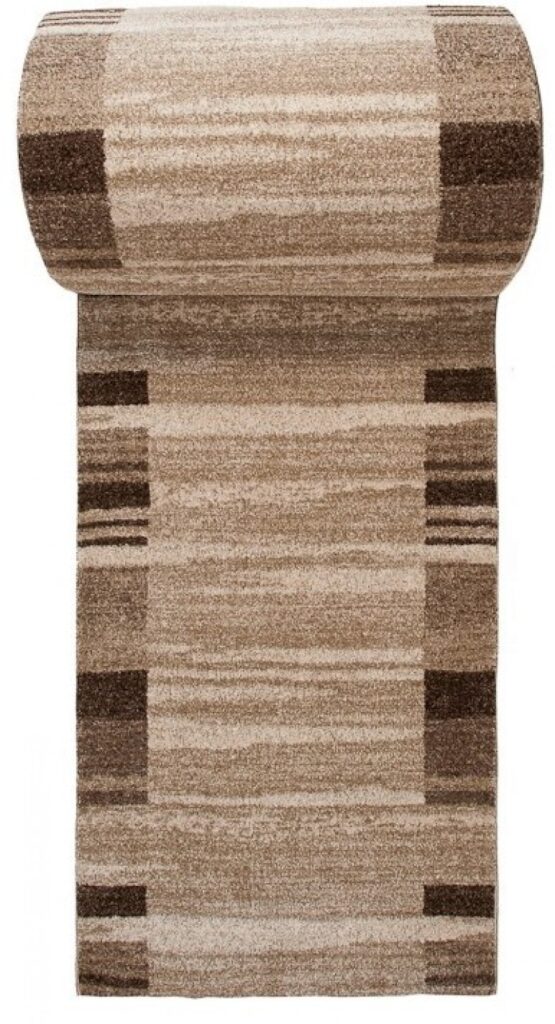Loper Sari Beige Bruin Rand