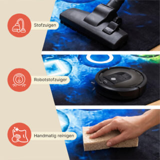 Vloerkleed Cosmo Game Neon Gamesymbolen Antislip