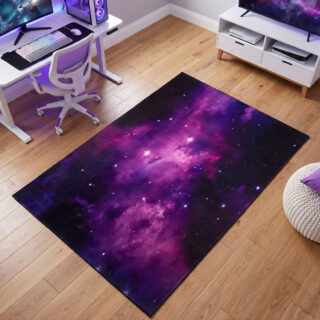 Vloerkleed Cosmo Game Paarse Melkweg Antislip
