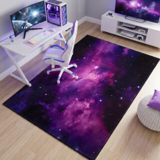 Vloerkleed Cosmo Game Paarse Melkweg Antislip
