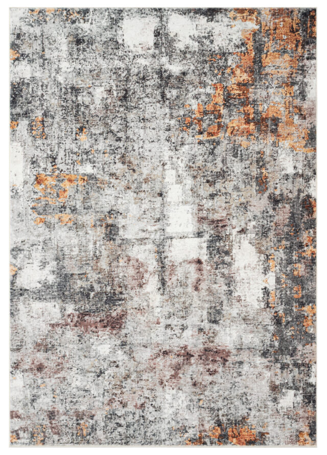 Vloerkleed Bari Grijs Veelkleurig Abstract