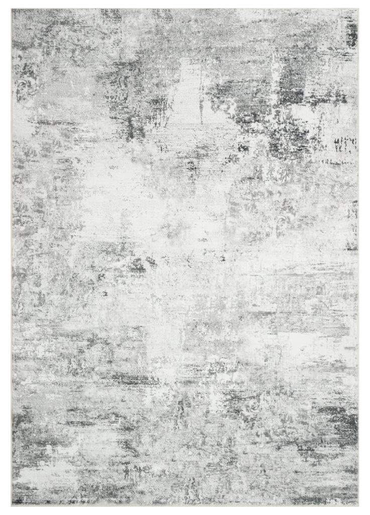 Vloerkleed Bari Donker Grijs Abstract