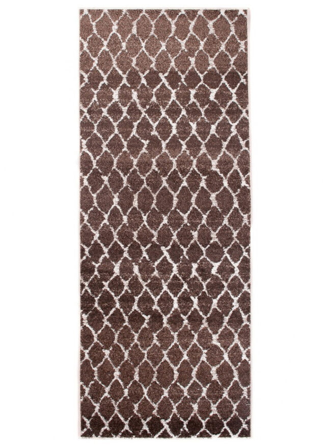 Loper Sari Bruin Geometrisch