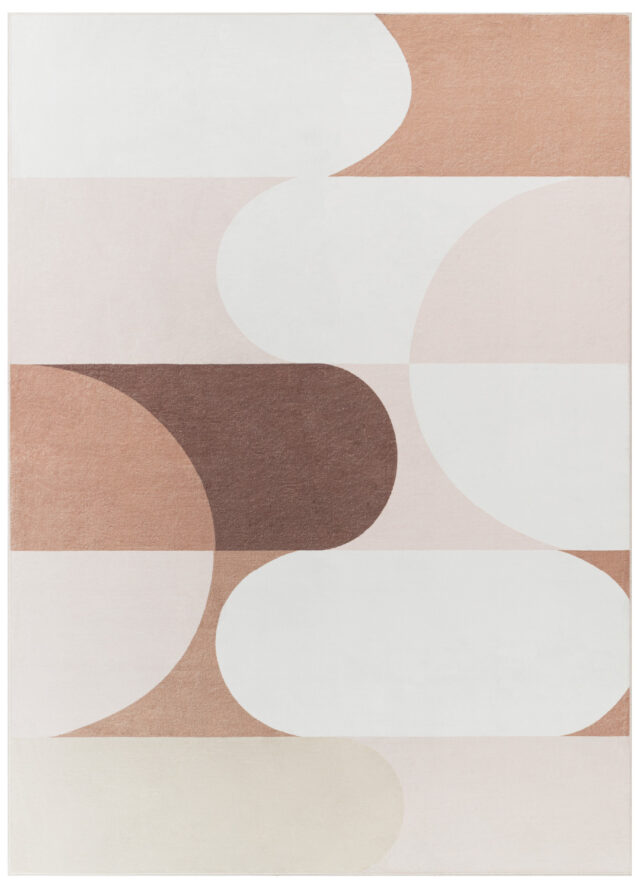 Vloerkleed Wisp Beige Pastel Geometrisch