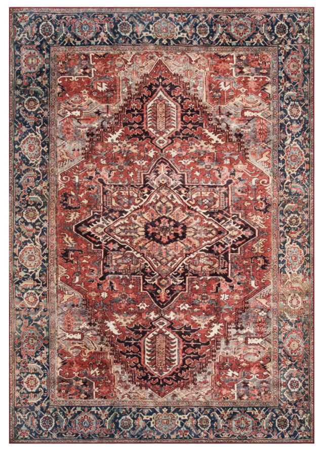 Vloerkleed Ispahan Bordeaux Traditioneel