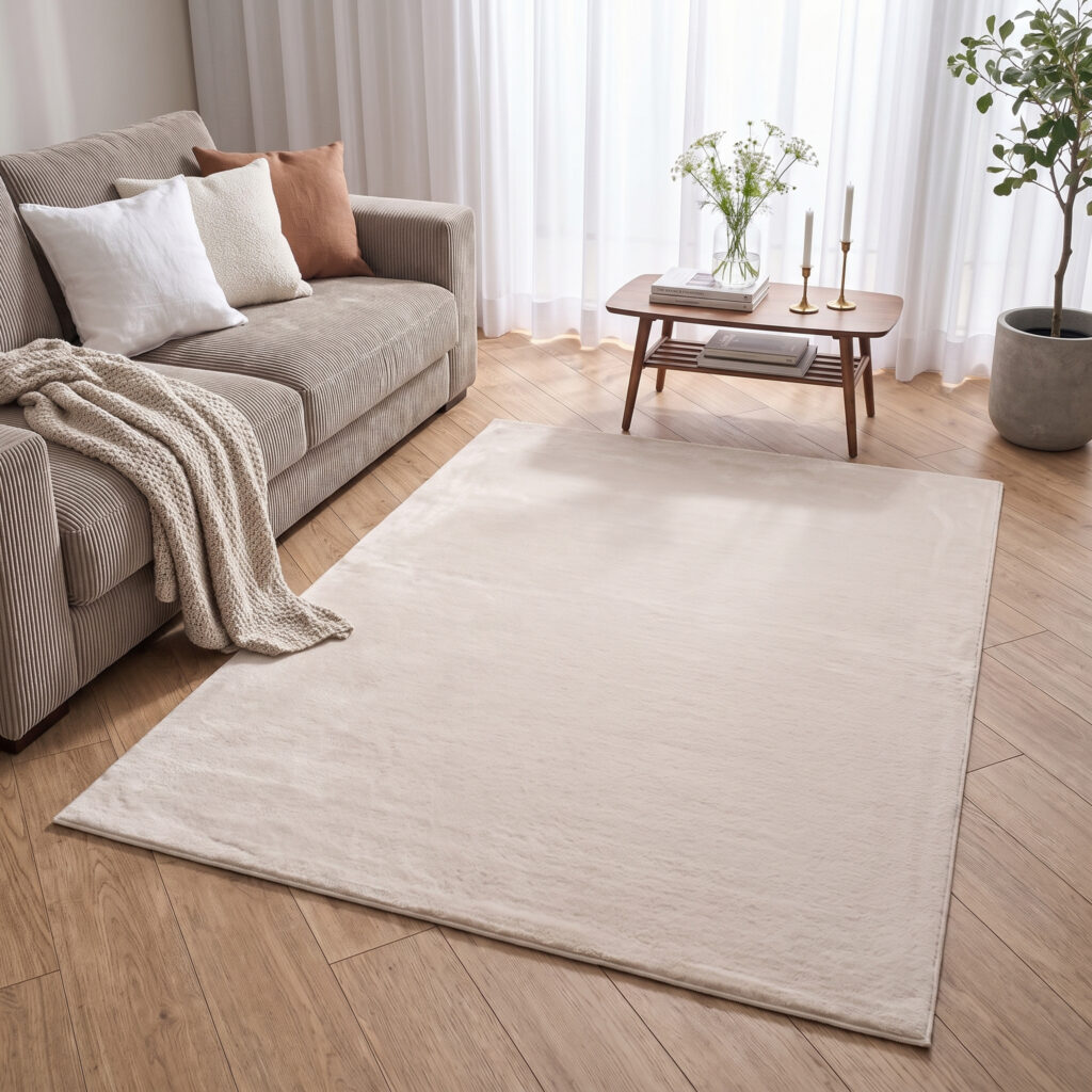 Vloerkleed Lumi Crème Antislip