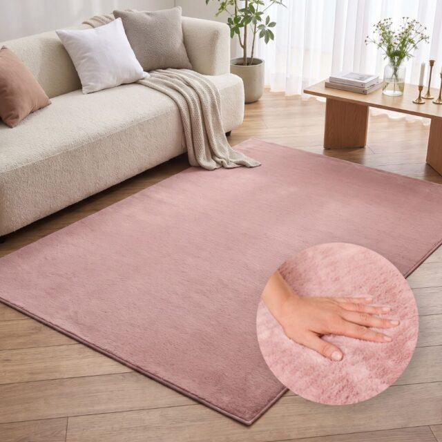Vloerkleed Lumi Roze Antislip