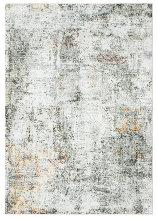 Vloerkleed Venezia Grijs Groen Abstract
