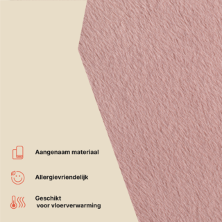 Vloerkleed Lumi Roze Antislip