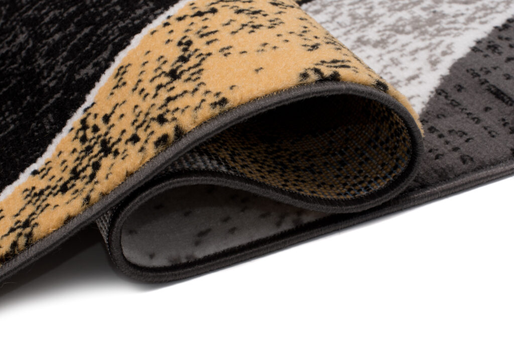 Vloerkleed Dream Modern Grijs Geel Golven